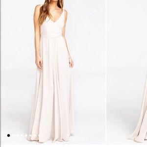 Show Me Your Mumu. Jenn Maxi Dress. Color: Show Me the Ring Crisp. Size Small